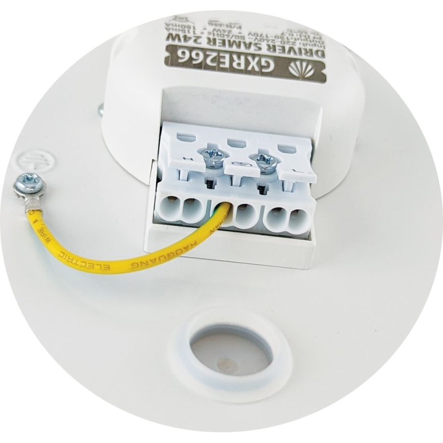 Iluminação de teto LED SAMER LED/24W/230V 4000K