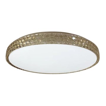 Iluminação de teto LED SHINY LED/34W/230V dourada