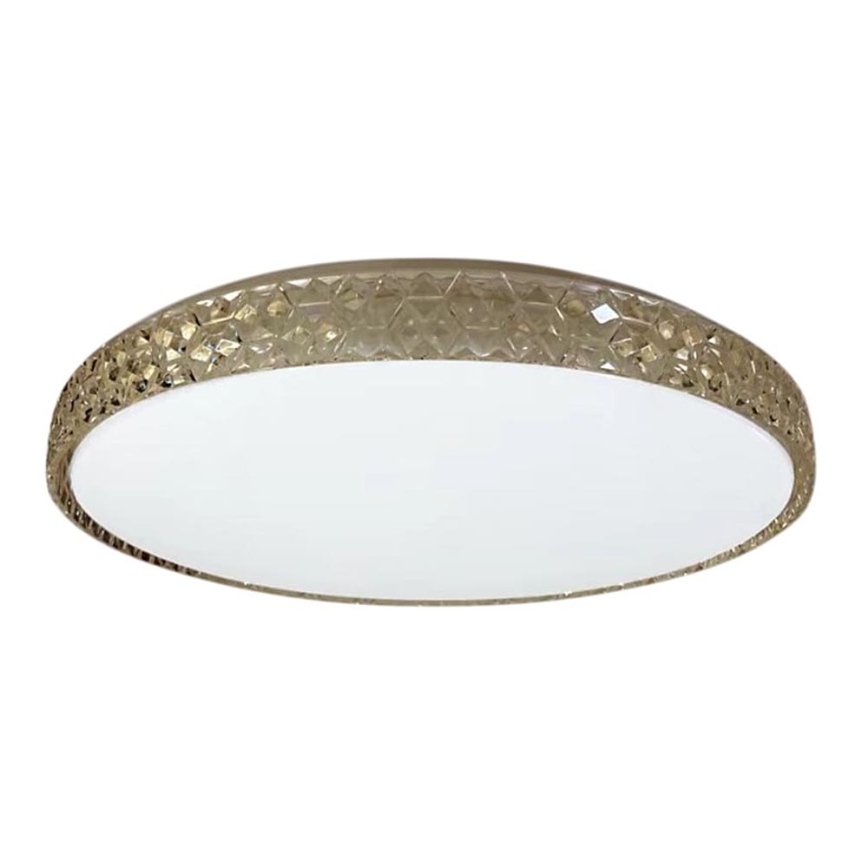 Iluminação de teto LED SHINY LED/34W/230V dourada