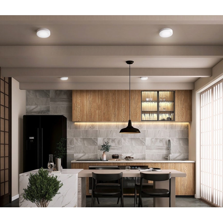 Iluminação de teto LED SIGARO CIRCLE LED/18W/230V 4000K IP40
