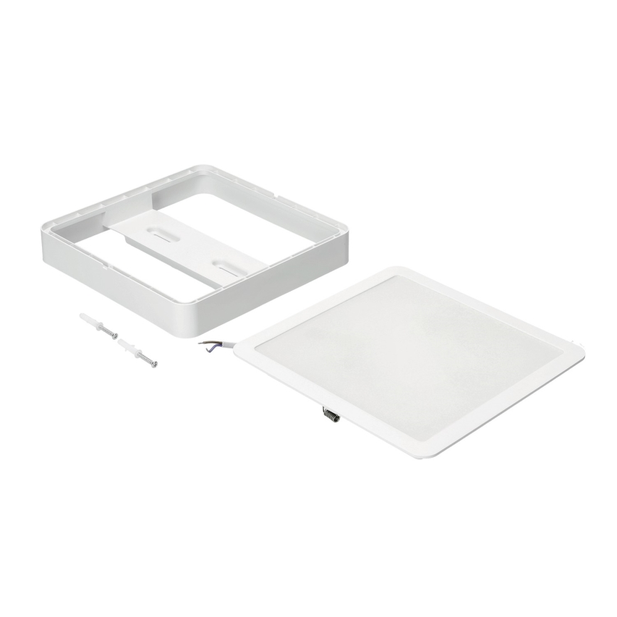 Iluminação de teto LED SIGARO SQUARE LED/18W/230V 4000K IP40