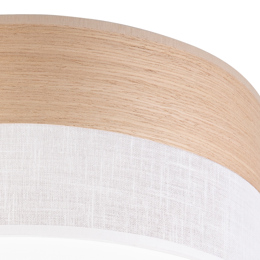 Iluminação de teto LED SIRJA WOOD LED/36W/230V diâmetro 45 cm branco/carvalho
