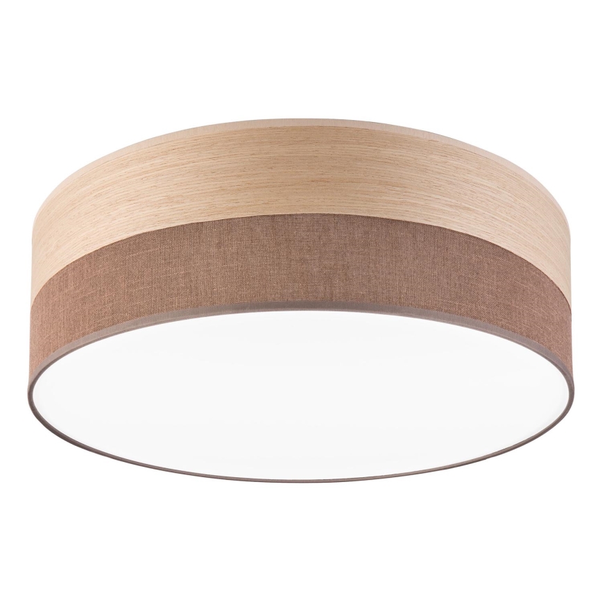 Iluminação de teto LED SIRJA WOOD LED/36W/230V diâmetro 45 cm castanho/carvalho