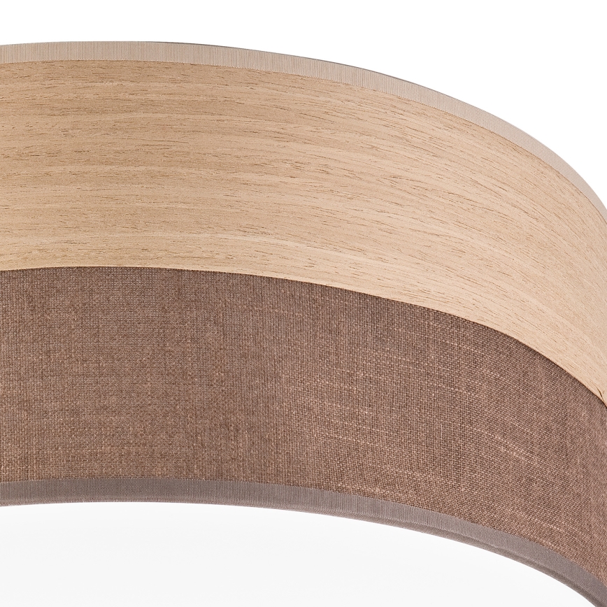 Iluminação de teto LED SIRJA WOOD LED/36W/230V diâmetro 45 cm castanho/carvalho