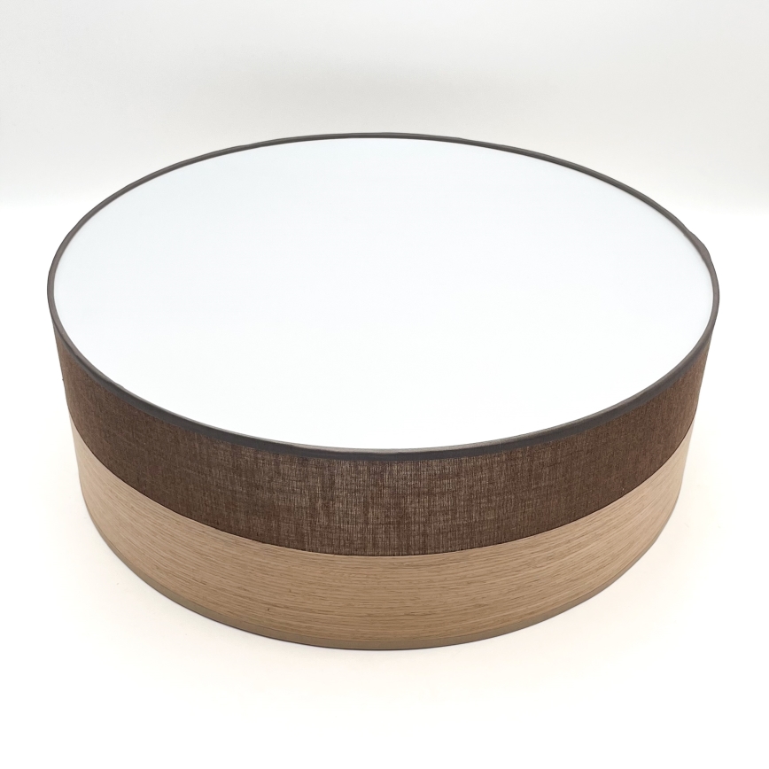 Iluminação de teto LED SIRJA WOOD LED/36W/230V diâmetro 45 cm castanho/carvalho