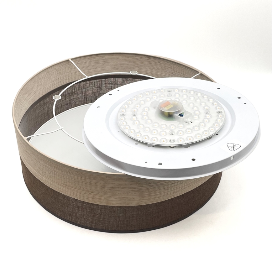 Iluminação de teto LED SIRJA WOOD LED/36W/230V diâmetro 45 cm castanho/carvalho