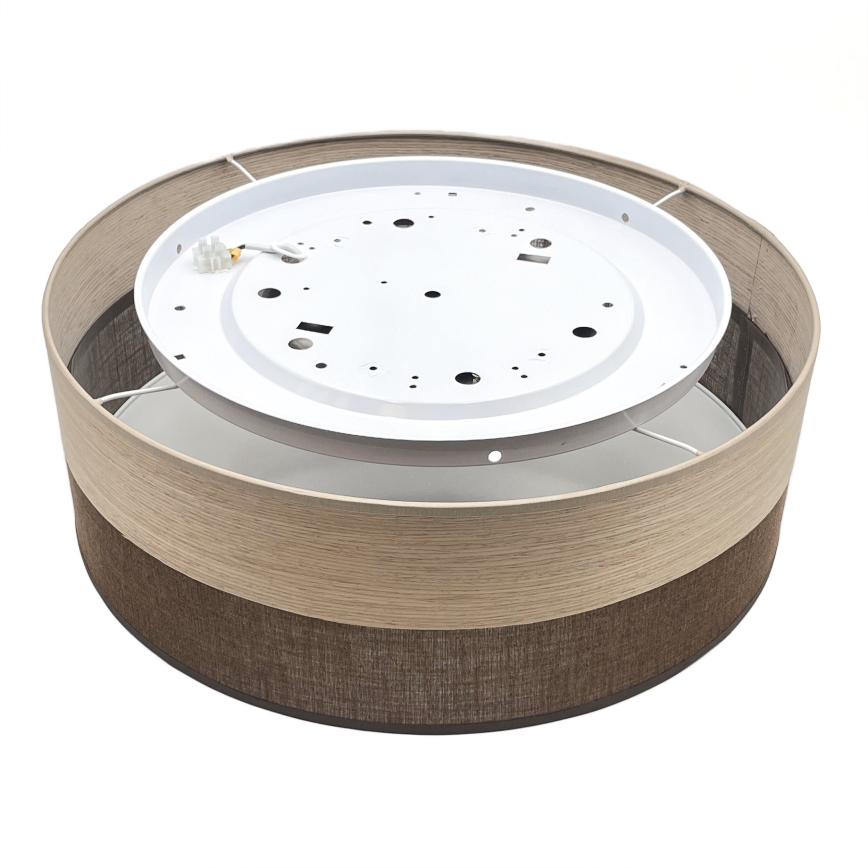 Iluminação de teto LED SIRJA WOOD LED/36W/230V diâmetro 45 cm castanho/carvalho