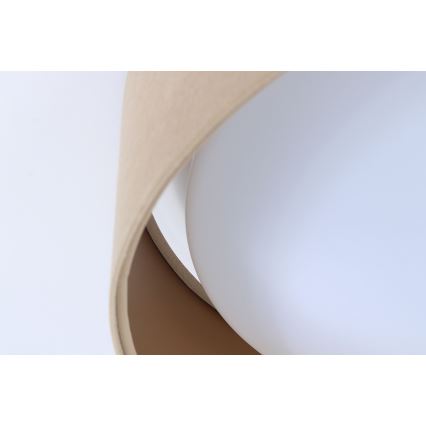 Iluminação de teto LED com regulação SMART GALAXY LED/24W/230V d. 45 cm 2700-6500K Wi-Fi Tuya bege/dourado + controlo remoto