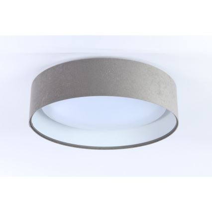 Iluminação de teto LED com regulação SMART GALAXY LED/24W/230V d. 45 cm 2700-6500K Wi-Fi Tuya cinzento/branco + controlo remoto