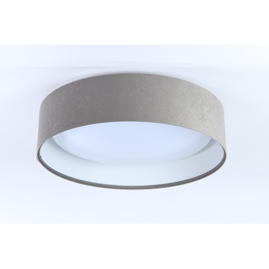 Iluminação de teto LED com regulação SMART GALAXY LED/24W/230V d. 45 cm 2700-6500K Wi-Fi Tuya cinzento/branco + controlo remoto
