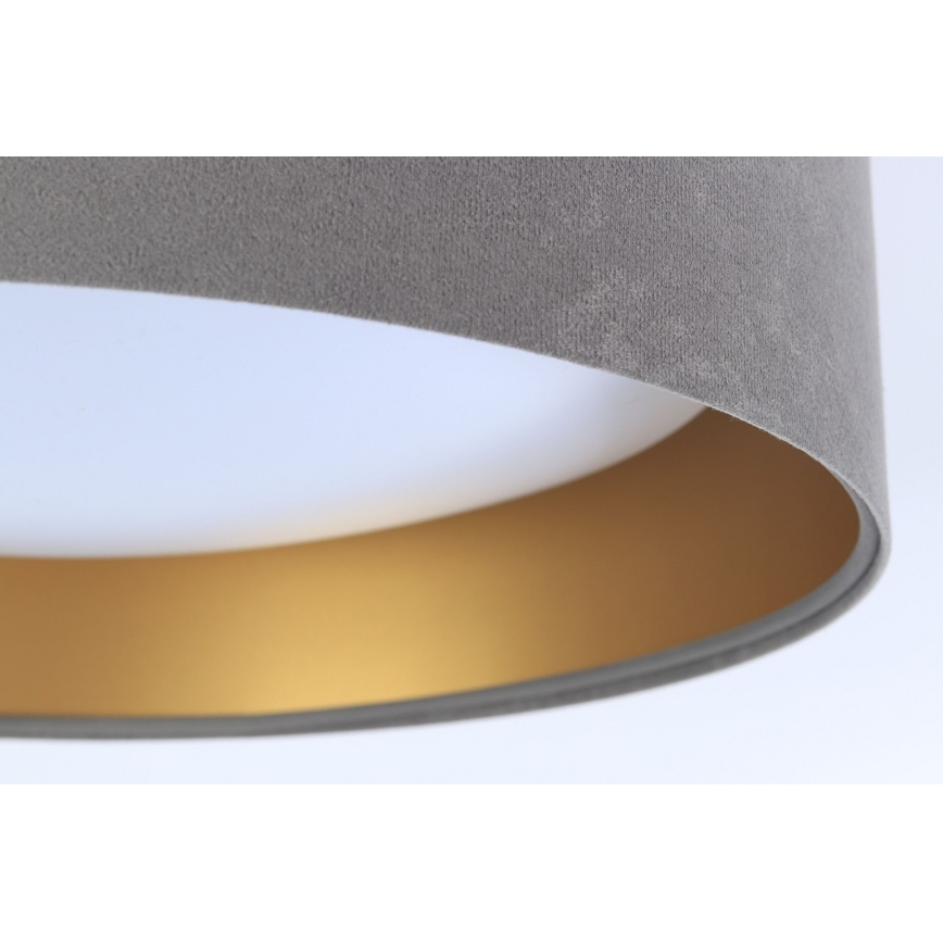 Iluminação de teto LED com regulação SMART GALAXY LED/24W/230V d. 45 cm 2700-6500K Wi-Fi Tuya cinzento/dourado + controlo remoto