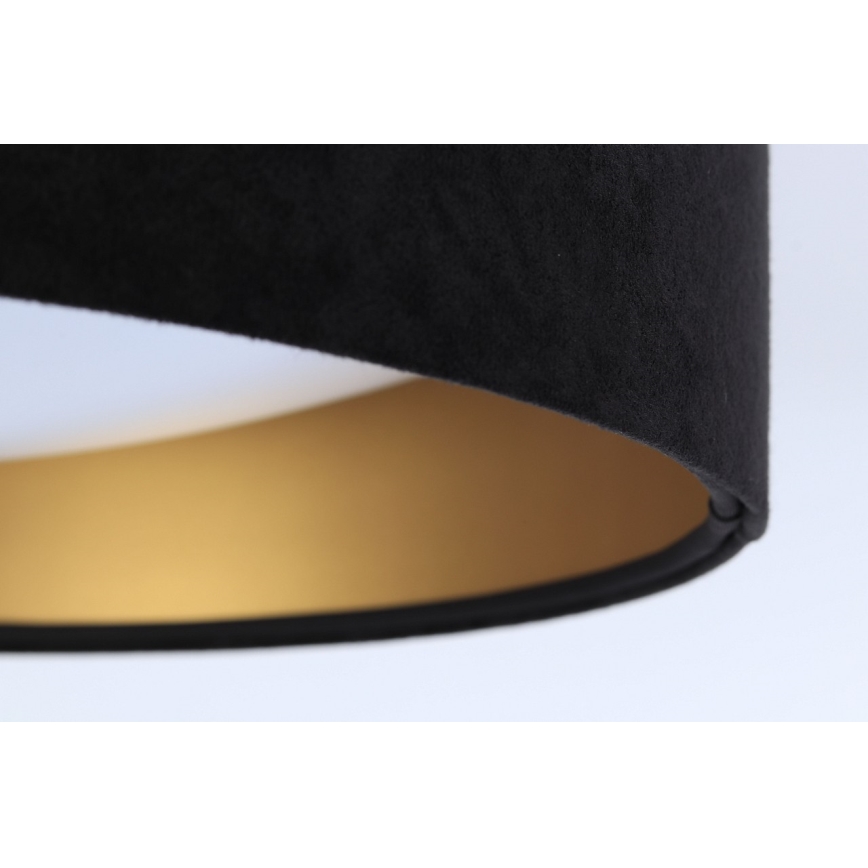 Iluminação de teto LED com regulação SMART GALAXY LED/24W/230V d. 45 cm 2700-6500K Wi-Fi Tuya preto/dourado + controlo remoto