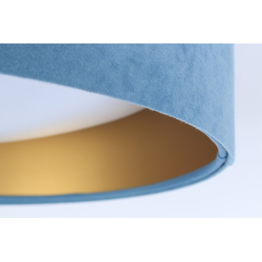 Iluminação de teto LED com regulação SMART GALAXY LED/36W/230V d. 55 cm 2700-6500K Wi-Fi Tuya azul/dourado + controlo remoto