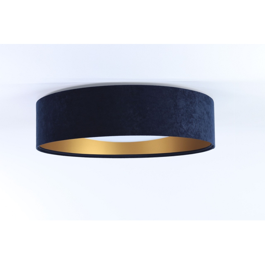 Iluminação de teto LED com regulação SMART GALAXY LED/36W/230V d. 55 cm 2700-6500K Wi-Fi Tuya azul/dourado + controlo remoto