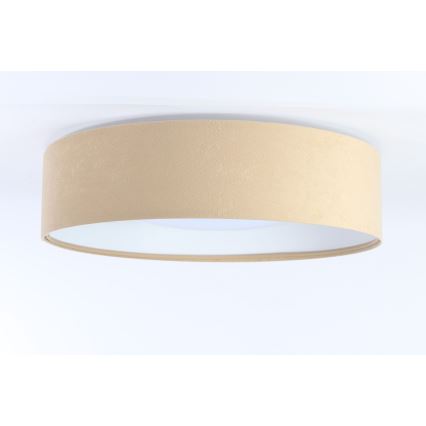 Iluminação de teto LED com regulação SMART GALAXY LED/36W/230V d. 55 cm 2700-6500K Wi-Fi Tuya bege/branco + controlo remoto
