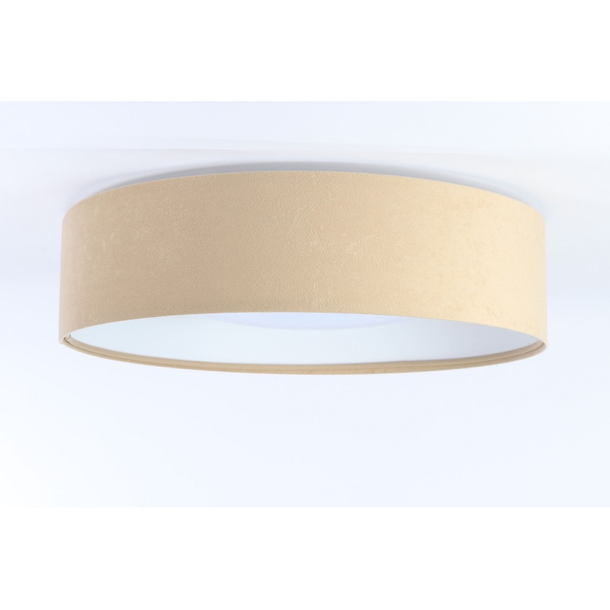 Iluminação de teto LED com regulação SMART GALAXY LED/36W/230V d. 55 cm 2700-6500K Wi-Fi Tuya bege/branco + controlo remoto