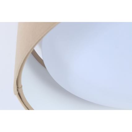 Iluminação de teto LED com regulação SMART GALAXY LED/36W/230V d. 55 cm 2700-6500K Wi-Fi Tuya bege/branco + controlo remoto