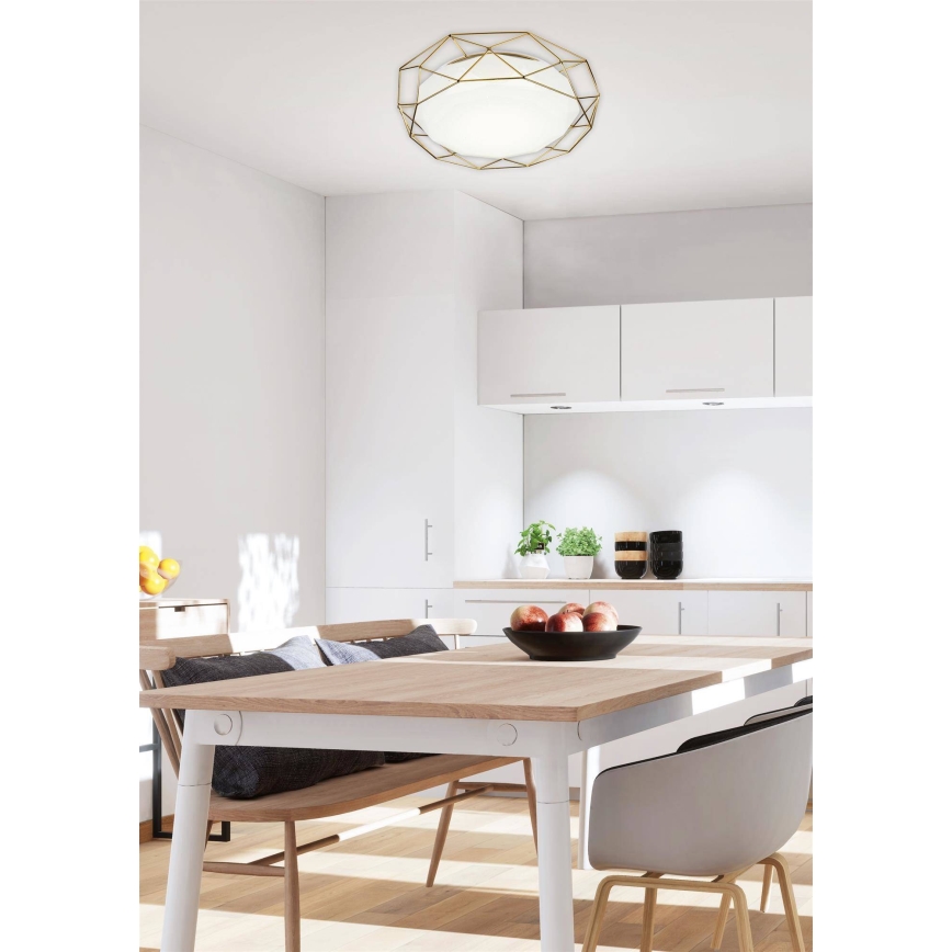 Iluminação de teto LED SVEN LED/24/230V dourada