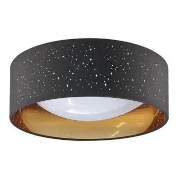 Iluminação de teto LED TULUZA LED/18W/230V diâmetro 32 cm preto