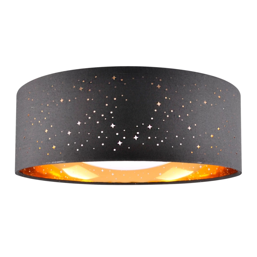 Iluminação de teto LED TULUZA LED/18W/230V diâmetro 32 cm preto