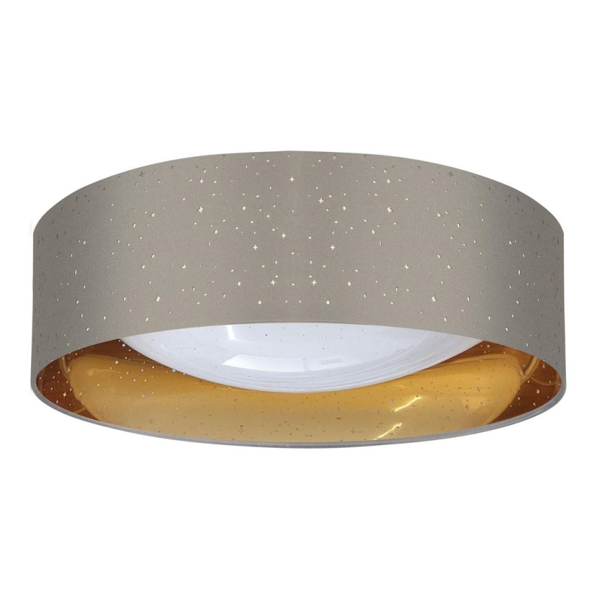 Iluminação de teto LED TULUZA LED/24W/230V diâmetro 40 cm castanho