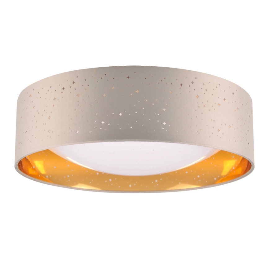 Iluminação de teto LED TULUZA LED/24W/230V diâmetro 40 cm castanho