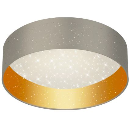 Iluminação de teto LED TULUZA LED/24W/230V diâmetro 40 cm castanho