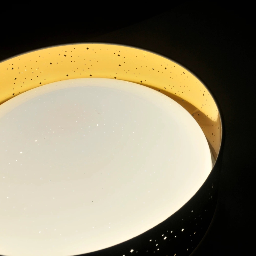 Iluminação de teto LED TULUZA LED/24W/230V diâmetro 40 cm castanho