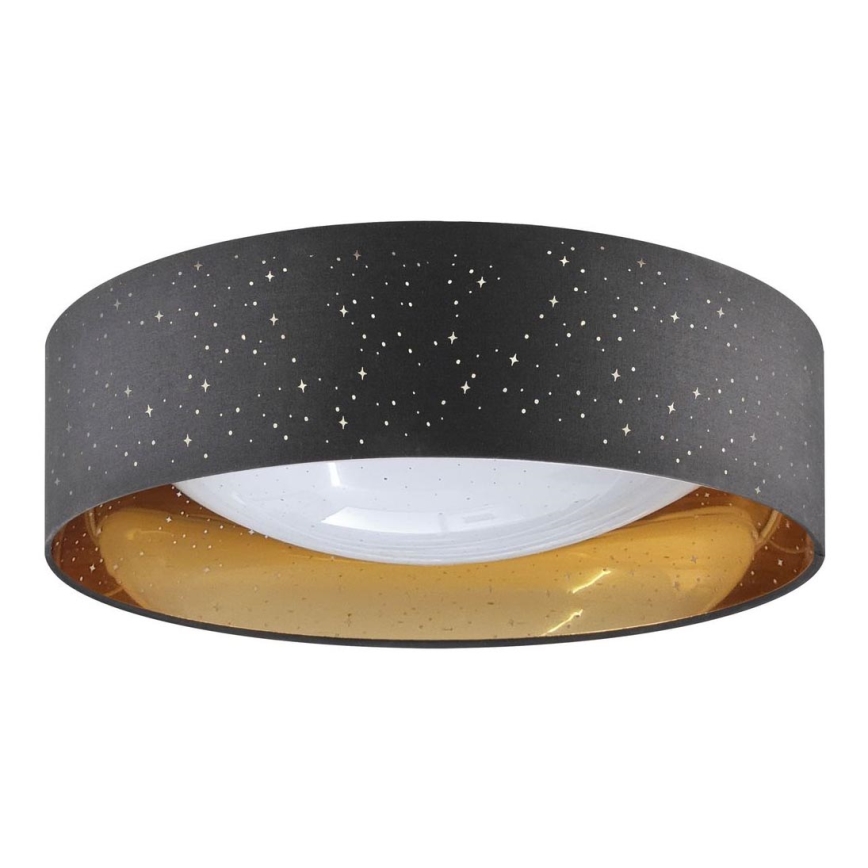 Iluminação de teto LED TULUZA LED/24W/230V diâmetro 40 cm preto
