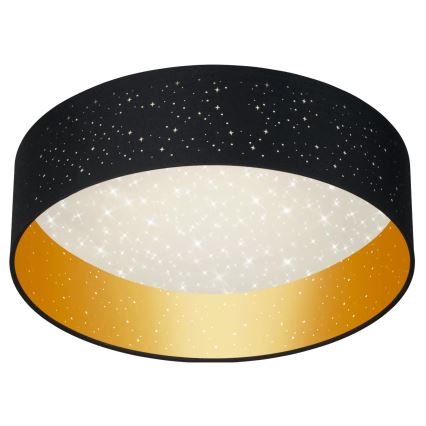 Iluminação de teto LED TULUZA LED/24W/230V diâmetro 40 cm preto