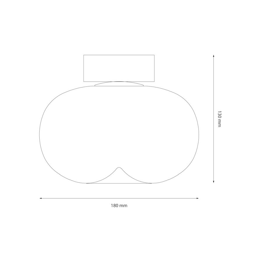 Iluminação de teto LED VASO LED/4W/230V diâmetro 18 cm branco