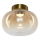 Iluminação de teto LED VASO LED/4W/230V diâmetro 18 cm dourado/fumado