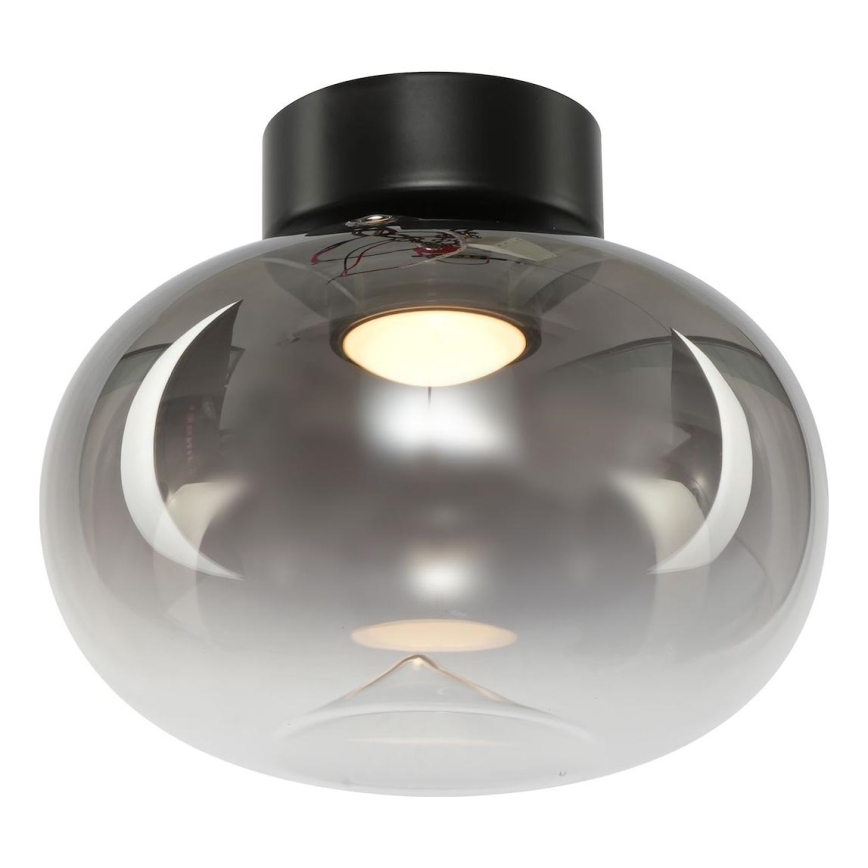 Iluminação de teto LED VASO LED/4W/230V diâmetro 18 cm fumado