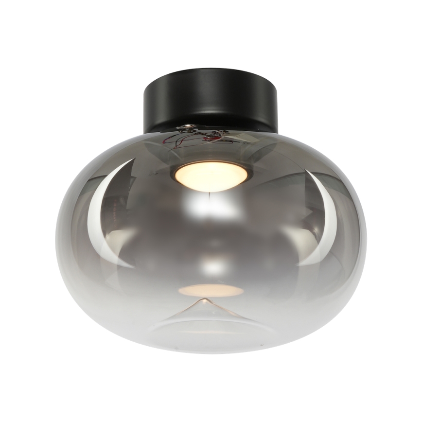 Iluminação de teto LED VASO LED/4W/230V diâmetro 18 cm fumado