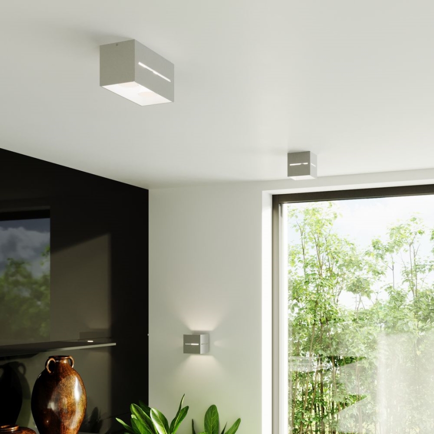 Iluminação de teto LOBO 2xGU10/40W/230V cinzenta
