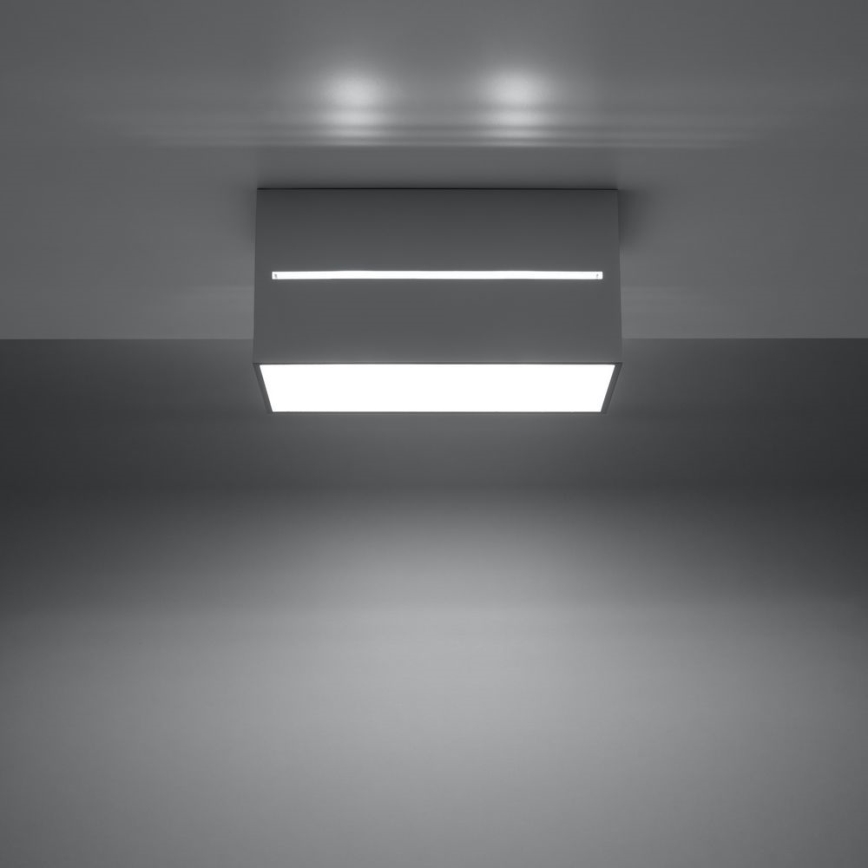 Iluminação de teto LOBO 2xGU10/40W/230V cinzenta
