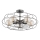 Iluminação de teto LOTOS 5xE27/15W/230V antracite