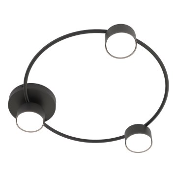 Iluminação de teto LUCIO 3xGX53/12W/230V preto