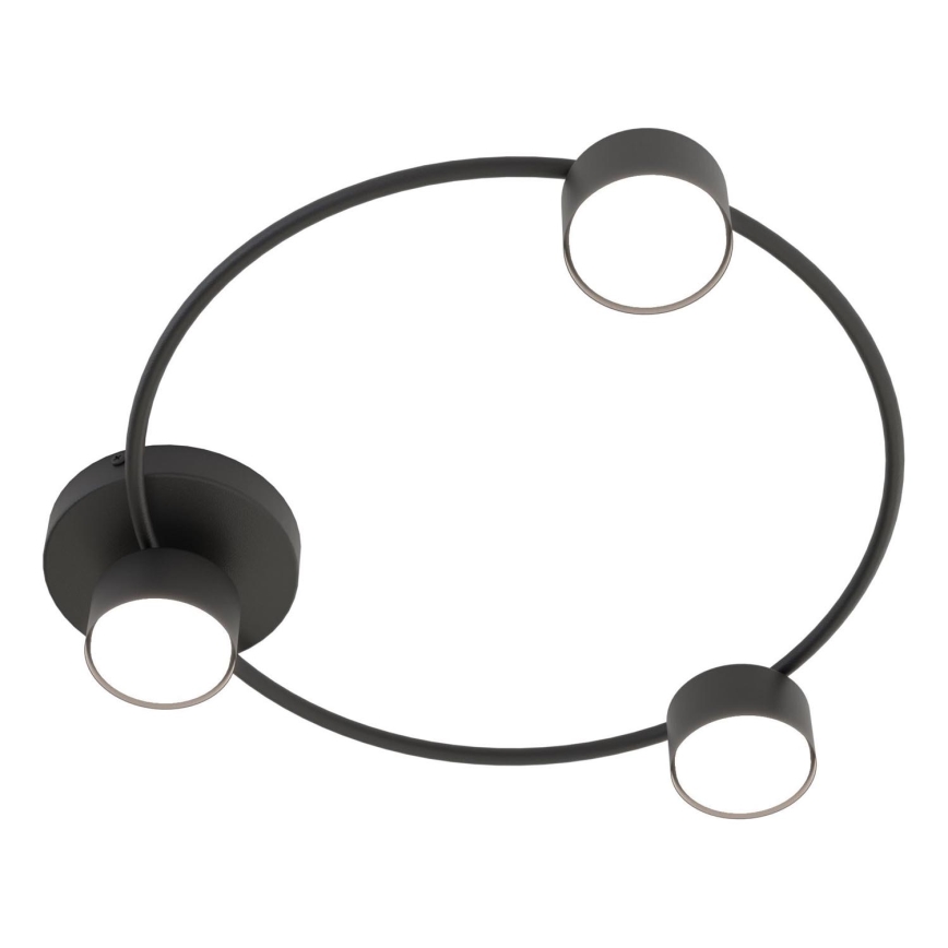 Iluminação de teto LUCIO 3xGX53/12W/230V preto