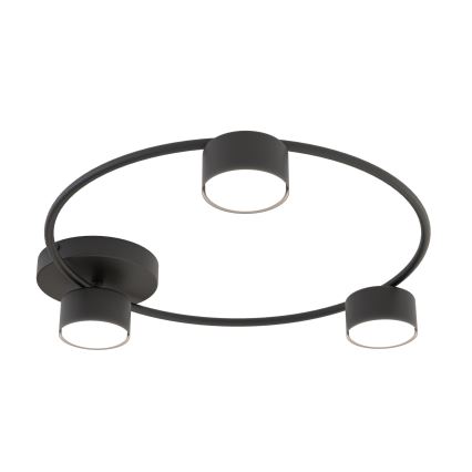 Iluminação de teto LUCIO 3xGX53/12W/230V preto