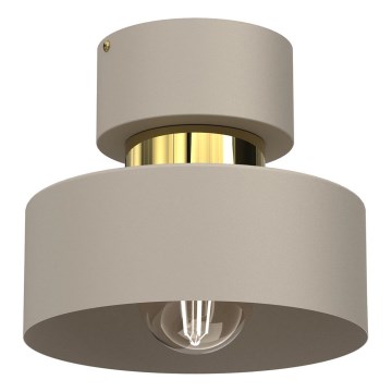 Iluminação de teto MARTI 1xE27/15W/230V bege/dourado