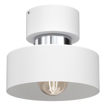 Iluminação de teto MARTI 1xE27/15W/230V branco/cromado brilhante
