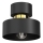 Iluminação de teto MARTI 1xE27/15W/230V preto/dourado