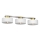 Iluminação de teto MARTI 3xE27/15W/230V branco/dourado