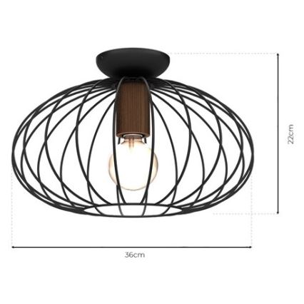 Iluminação de teto MERIDIANO 1xE27/60W/230V
