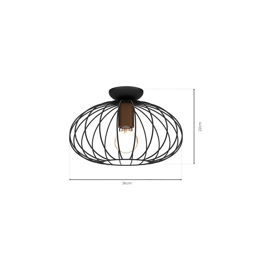 Iluminação de teto MERIDIANO 1xE27/60W/230V