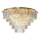 Iluminação de teto MILANO 12xE14/40W/230V dourado