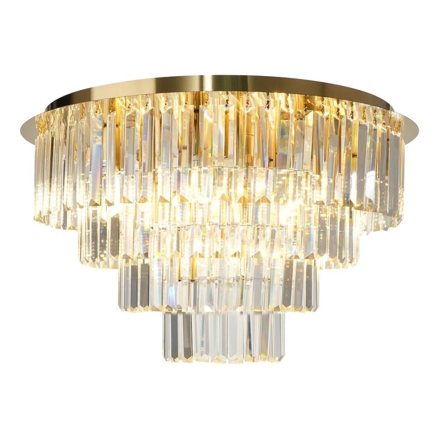 Iluminação de teto MILANO 9xE14/40W/230V dourado