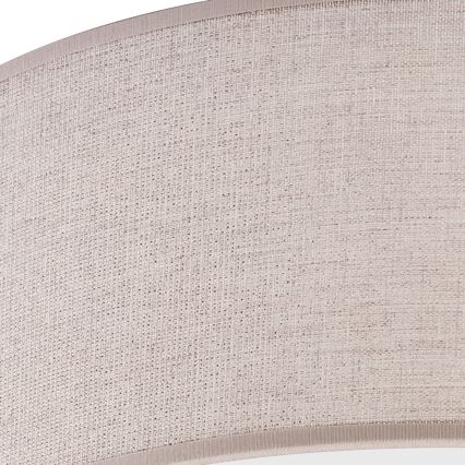 Iluminação de teto MONTE 1xE27/60W/230V diâmetro 35 cm bege