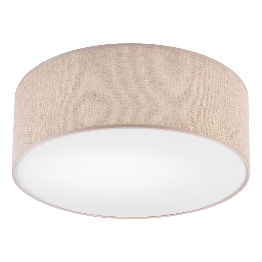 Iluminação de teto MONTE 1xE27/60W/230V diâmetro 35 cm castanho